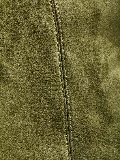 Zwarte Suède Schoudertas – Minimalistisch & Ruim Design