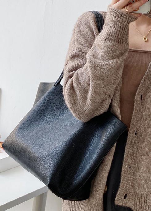 Leren Shopper – Tijdloze Werktas & Casual Draagtas