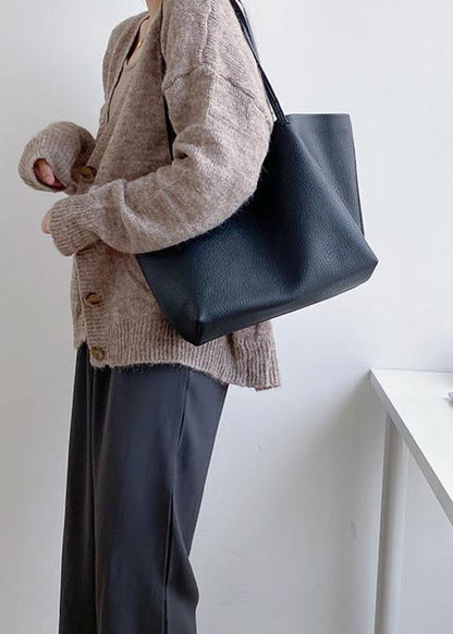 Leren Shopper – Tijdloze Werktas & Casual Draagtas