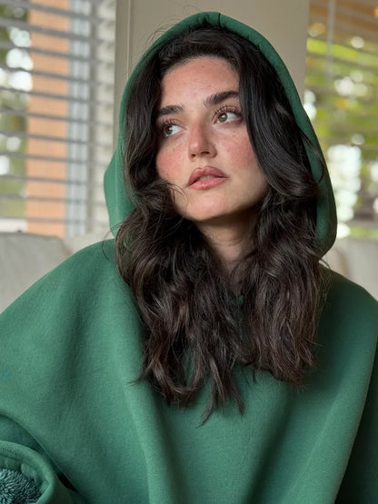 Draagbare Deken met Capuchon – Warme Fleece Poncho voor Thuis & Buiten