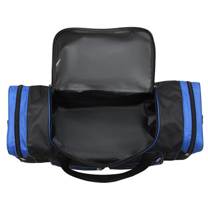 Reistas met Grote Inhoud – Waterafstotende Sporttas 60L met Schouderband – Zwart/Blauw of Zwart/Rood