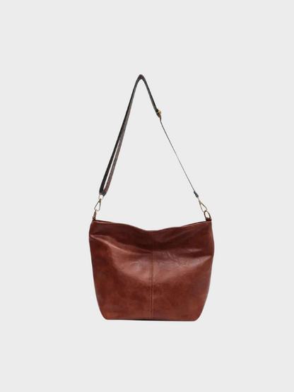 Estelle Luxe Leren Schoudertas voor Vrouwen – Ruim & Stijlvol voor Dagelijks Gebruik of Reizen