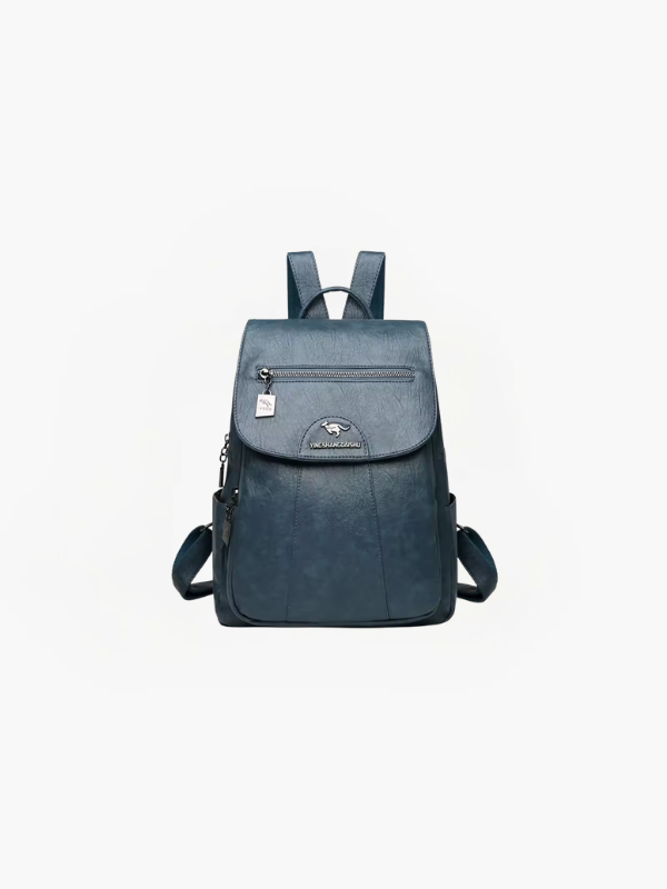 Remi Dames Anti-Diefstal Rugzak | PU Leren Backpack met RFID Bescherming & Meerdere Vakken