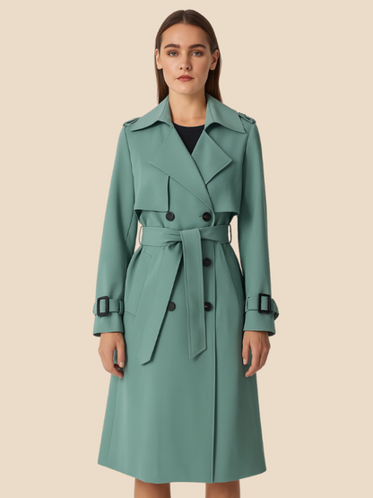 Victoria | Klassieke Dames Trenchcoat – Elegante Tijdloze Jas met Ceintuur