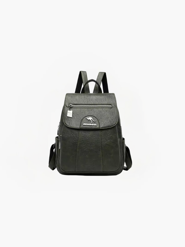 Remi Dames Anti-Diefstal Rugzak | PU Leren Backpack met RFID Bescherming & Meerdere Vakken