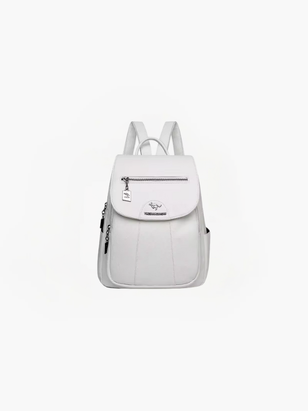 Remi Dames Anti-Diefstal Rugzak | PU Leren Backpack met RFID Bescherming & Meerdere Vakken