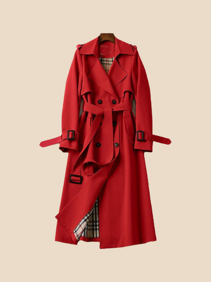 Victoria | Klassieke Dames Trenchcoat – Elegante Tijdloze Jas met Ceintuur