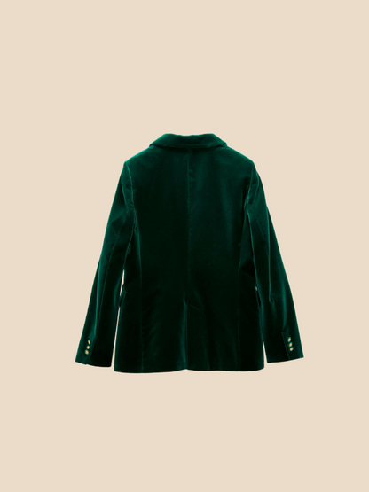 Delilah Velvet Blazer Dames | Luxe Fluwelen Blazer met Gouden Knopen | Elegant & Tijdloos