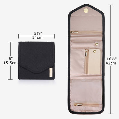 Turquoise Sieradentasje – Compacte Envelop Sieraden Organizer voor Reizen