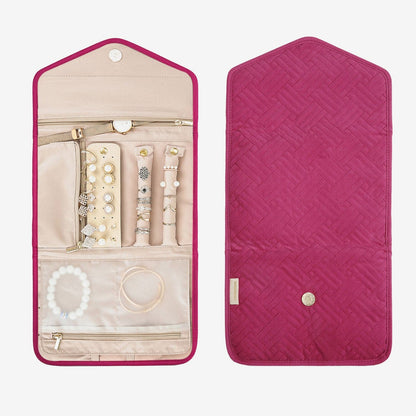 Turquoise Sieradentasje – Compacte Envelop Sieraden Organizer voor Reizen