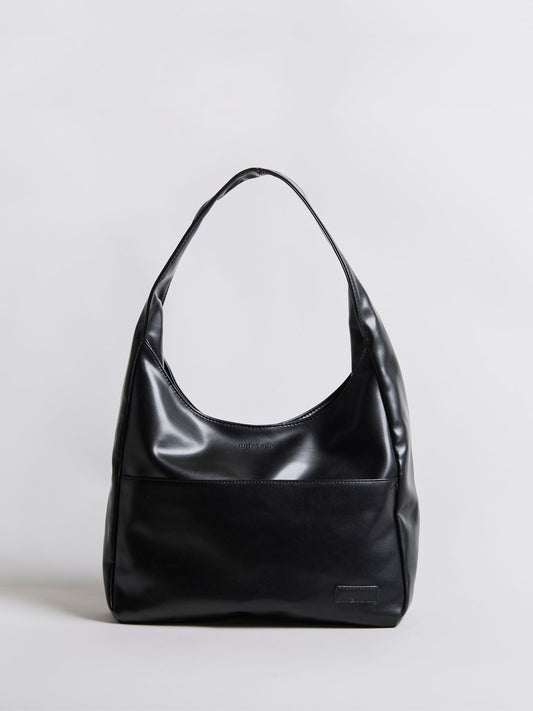 Minimalistische Hobo Schoudertas – Vegan Leer