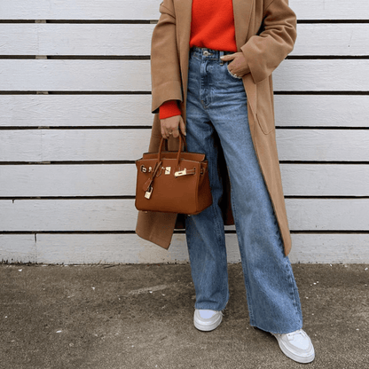 Iconische Luxe Handtas – Klassiek Design met Gouden Accenten