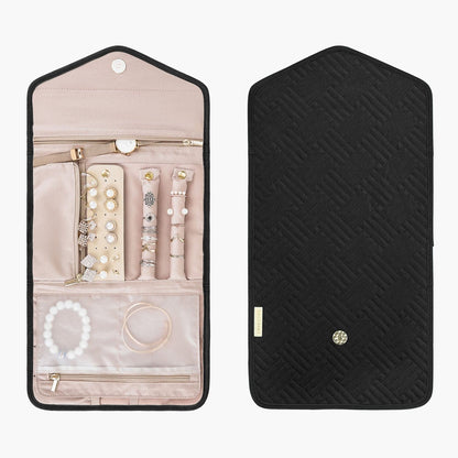 Turquoise Sieradentasje – Compacte Envelop Sieraden Organizer voor Reizen