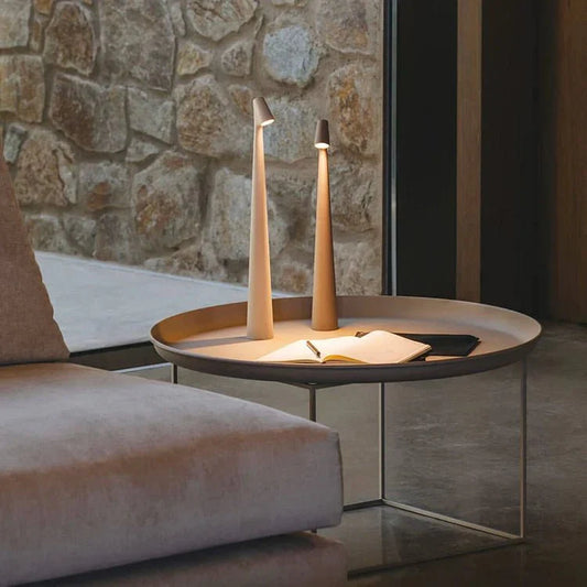 Moderne LED Tafellamp in Kandelaarstijl – Dimbaar & Draadloos | Sfeerverlichting