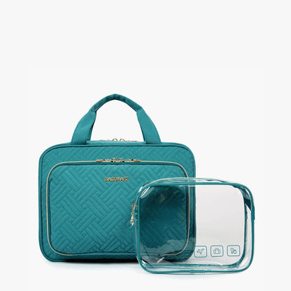 Waterdichte Toilettas met Doorzichtige Reisset – Luxe Opberg- & Make-up Tas voor Reizen