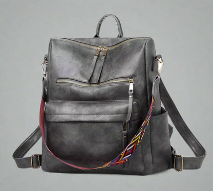 Margaret Vegan Leren Rugzak voor Dames | Elegante & Ruime Backpack