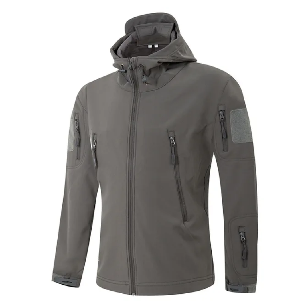 Tactische Softshell Jas voor Heren – Waterdichte Outdoor Jas met Capuchon