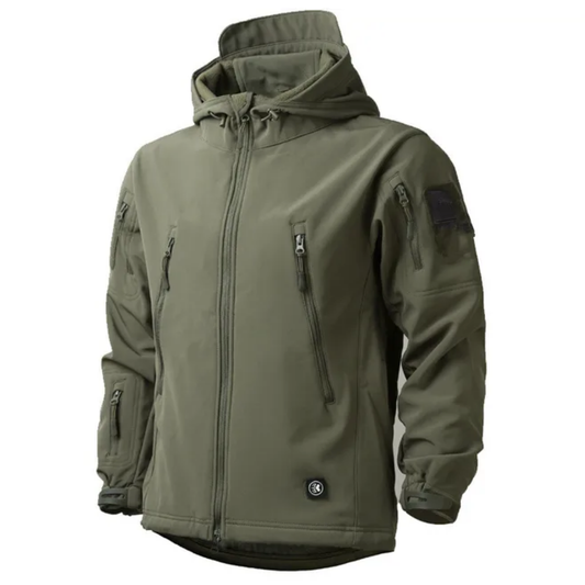 Tactische Softshell Jas voor Heren – Waterdichte Outdoor Jas met Capuchon