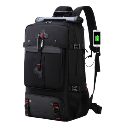Waterdichte Rugzak 50L met USB-aansluiting – Comfortabel & Ruim