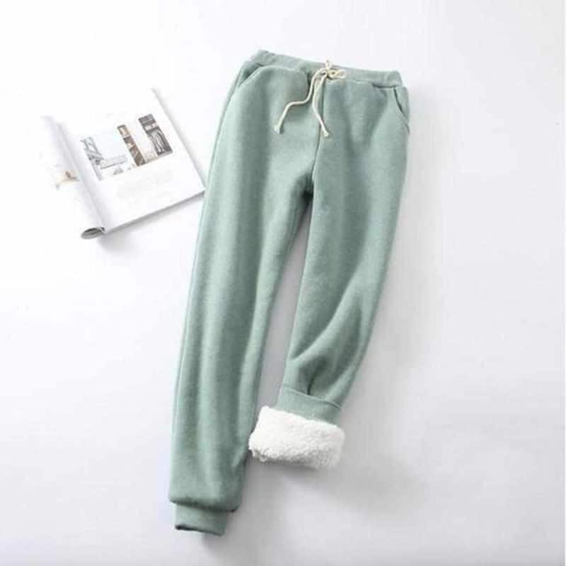 Warme Joggingbroek Dames – Gevoerde Fleece Broek voor Winter