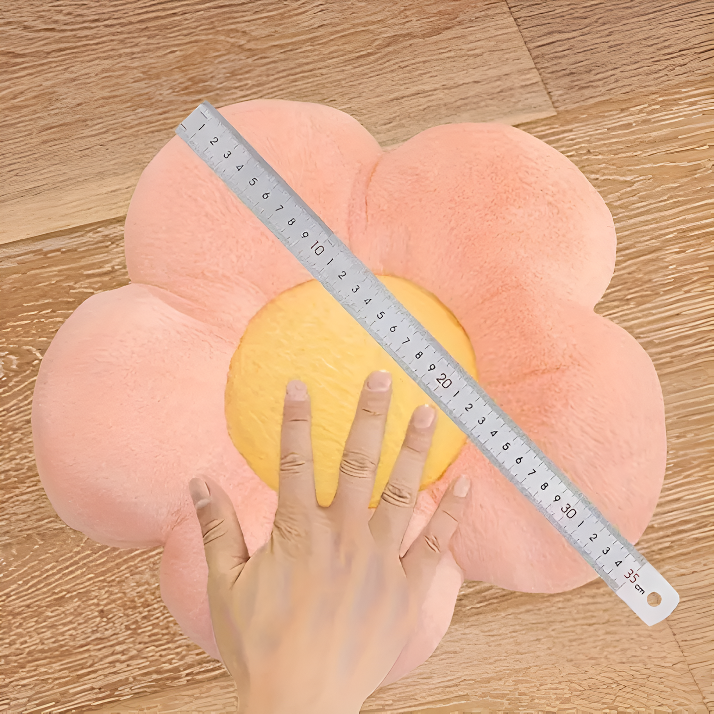 Pluche Bloemkussen – Zacht Decoratief Kussen in Vrolijke Kleuren