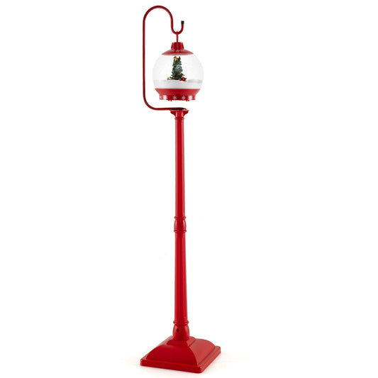 Kerst lamp-post met decoratieve lantern – buiten & binnen kerstversiering