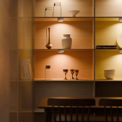 LED Puck Lights met Afstandsbediening – Dimbare Onderkastverlichting | Plakbare Spots – 3 Lichtstanden