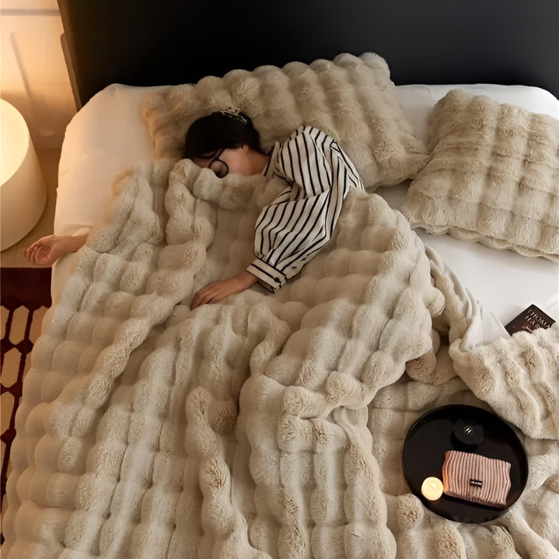 Luxe Faux Fur Deken – Zachte Warme Deken voor Bed en Bank in Meerdere Kleuren