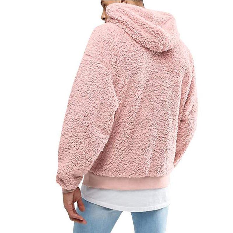 Teddy Hoodie Heren – Warme Fluffy Fleece Hoodie met Capuchon