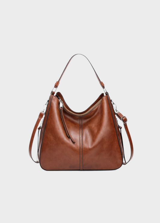 Ersilia Luxe Leren Tote voor Dames – Ruime Handtas van Echt Leer | Stijlvol & Duurzaam