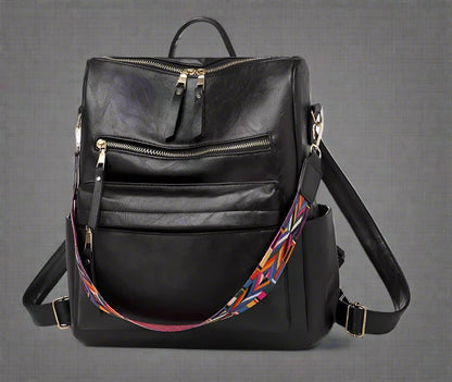 Margaret Vegan Leren Rugzak voor Dames | Elegante & Ruime Backpack