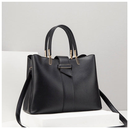 Elegante Handtas – Vegan Leer met Gouden Details