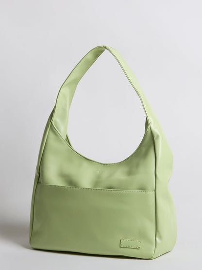 Minimalistische Hobo Schoudertas – Vegan Leer