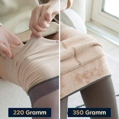 Thermo Panty met Fleece – Warme & Draagbare Winter Panty met Transparante Look