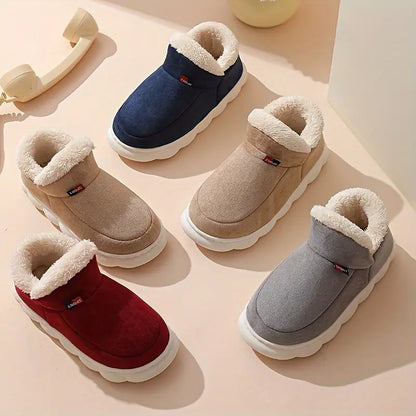 Unisex Winterpantoffels – Warme Huisschoenen met Zachte Voering & Antislip Zool