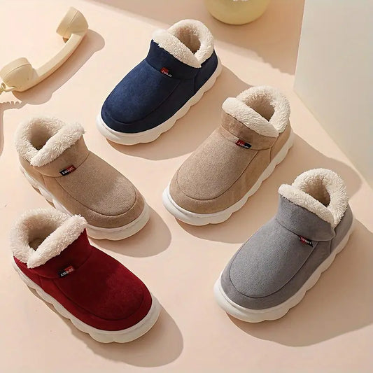 Unisex Winterpantoffels – Warme Huisschoenen met Zachte Voering & Antislip Zool