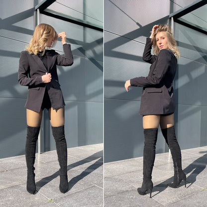 Thermo Panty met Fleece – Warme & Draagbare Winter Panty met Transparante Look