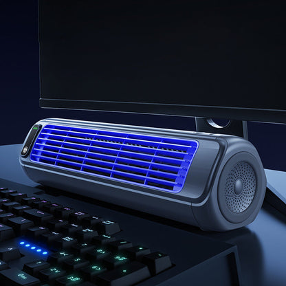 Draagbare Aircooler met LED – 2-in-1 Ventilator en Luchtreiniger voor Thuis en Kantoor