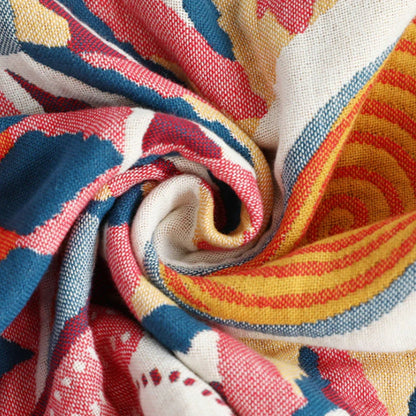 Sierkussenhoes Rechthoekig – Bohemian Stijl met Kleurrijk Zon Design – 30x50 cm