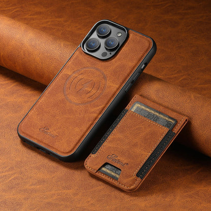 Leren iPhone Hoesje met MagSafe & Kaarthouder – 2-in-1 Wallet Case