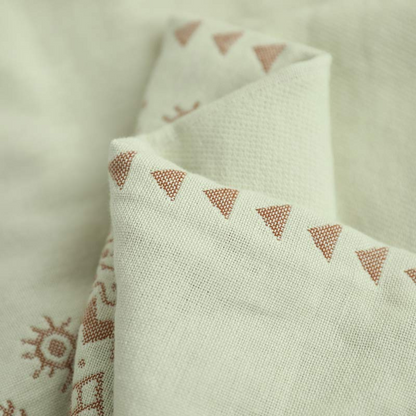 Sierkussenhoes Vierkant – Bohemian Stijl met Mandala Print in Beige – 45x45 cm