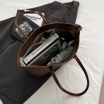 Shopper Leren Look – Elegant, Ruim & Duurzaam
