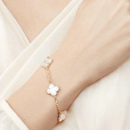 18K Vergulde Klaver Armband voor Dames