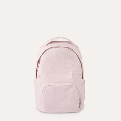 Lichtroze Rugzak met Meerdere Vakken – Comfortabel & Waterafstotend voor School, Werk of Reizen