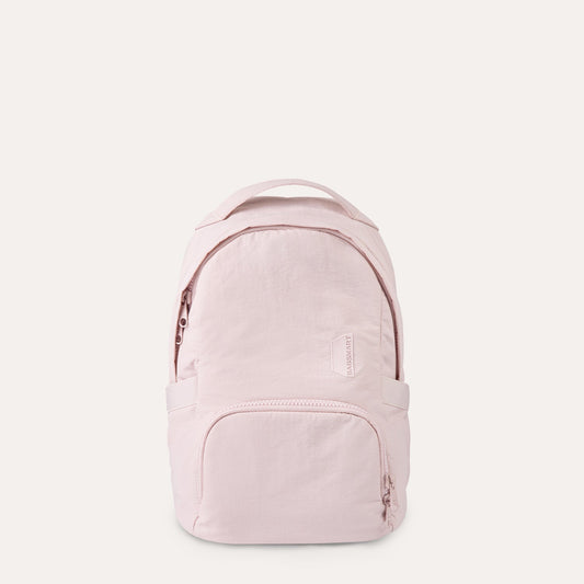 Lichtroze Rugzak met Meerdere Vakken – Comfortabel & Waterafstotend voor School, Werk of Reizen