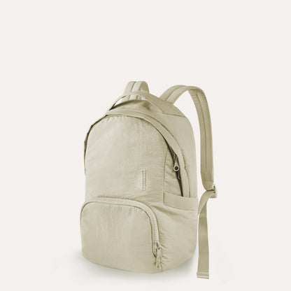 Lichtroze Rugzak met Meerdere Vakken – Comfortabel & Waterafstotend voor School, Werk of Reizen