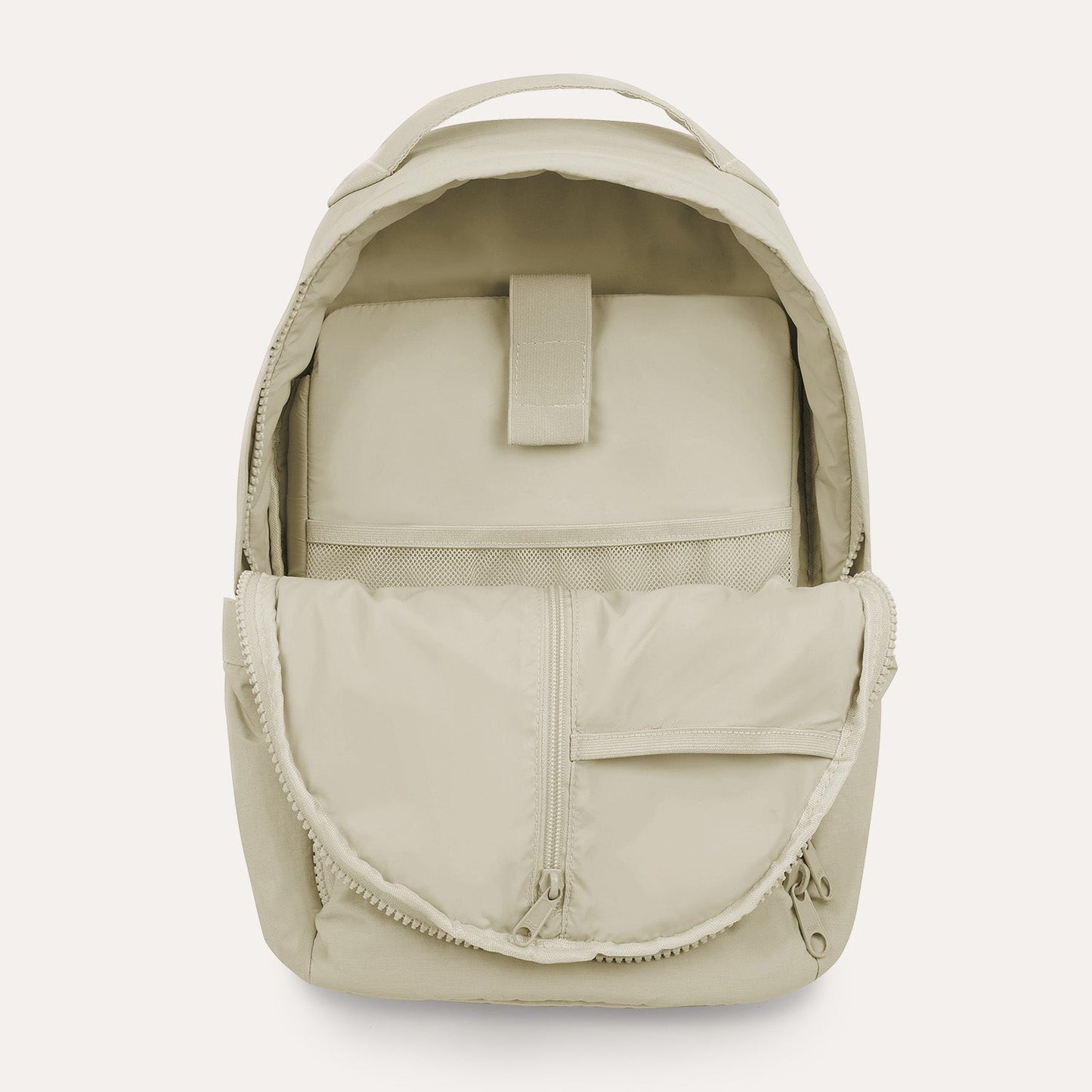 Lichtroze Rugzak met Meerdere Vakken – Comfortabel & Waterafstotend voor School, Werk of Reizen