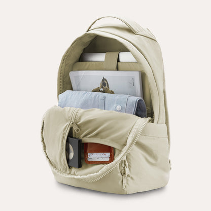 Lichtroze Rugzak met Meerdere Vakken – Comfortabel & Waterafstotend voor School, Werk of Reizen