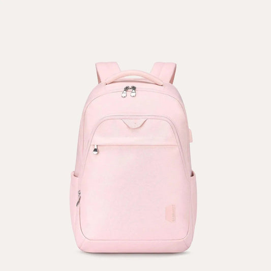 Luxe Roze Rugzak – Waterafstotende Laptop & Schooltas met USB-aansluiting