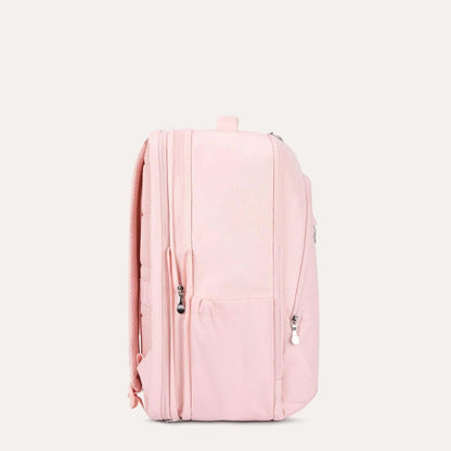 Luxe Roze Rugzak – Waterafstotende Laptop & Schooltas met USB-aansluiting